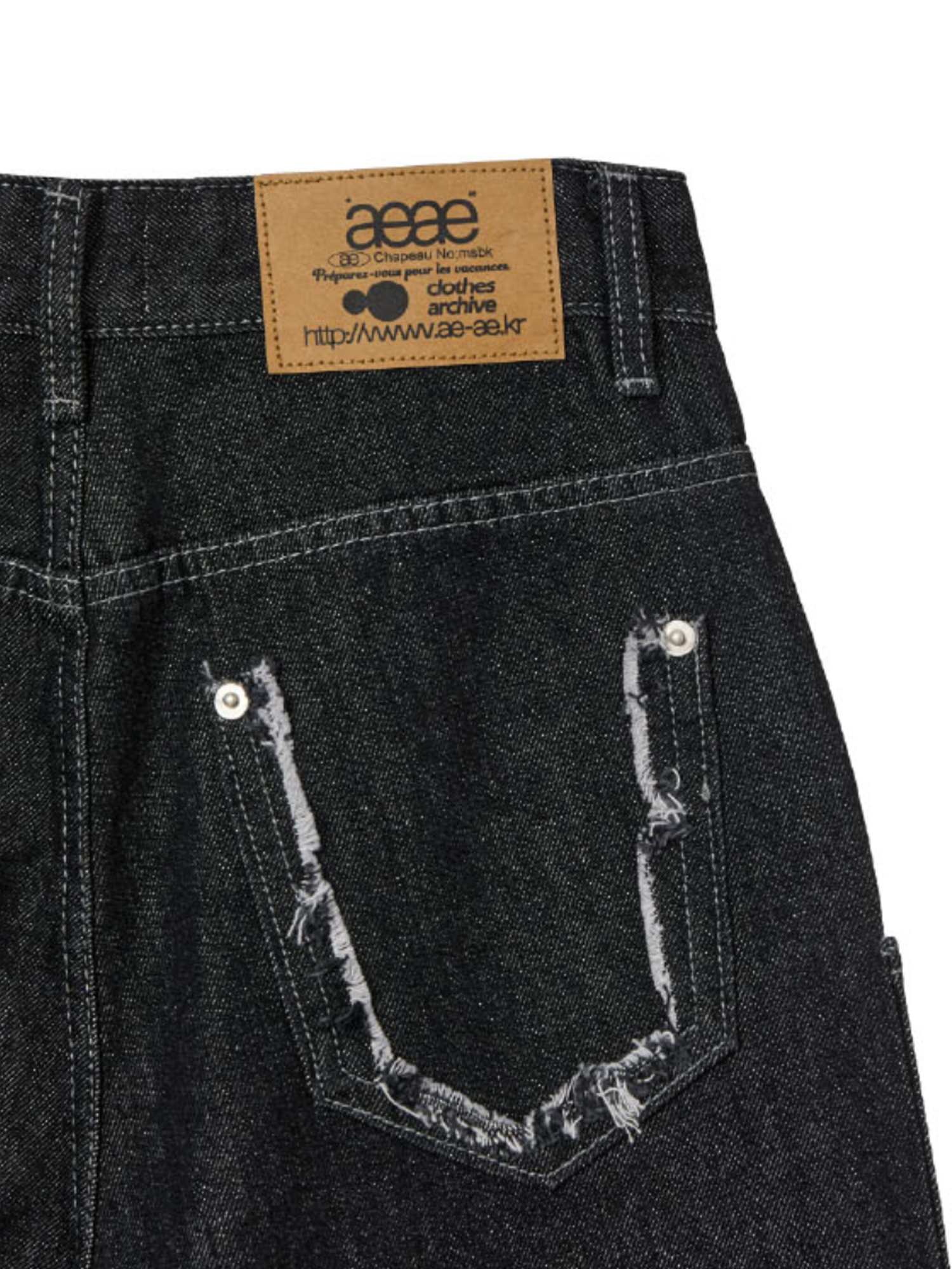 AEAE★韓国★人気★RAW EDGE FLARE JEANS 2色 High Quality American Vintage Clothes Raw Edge Design Flared