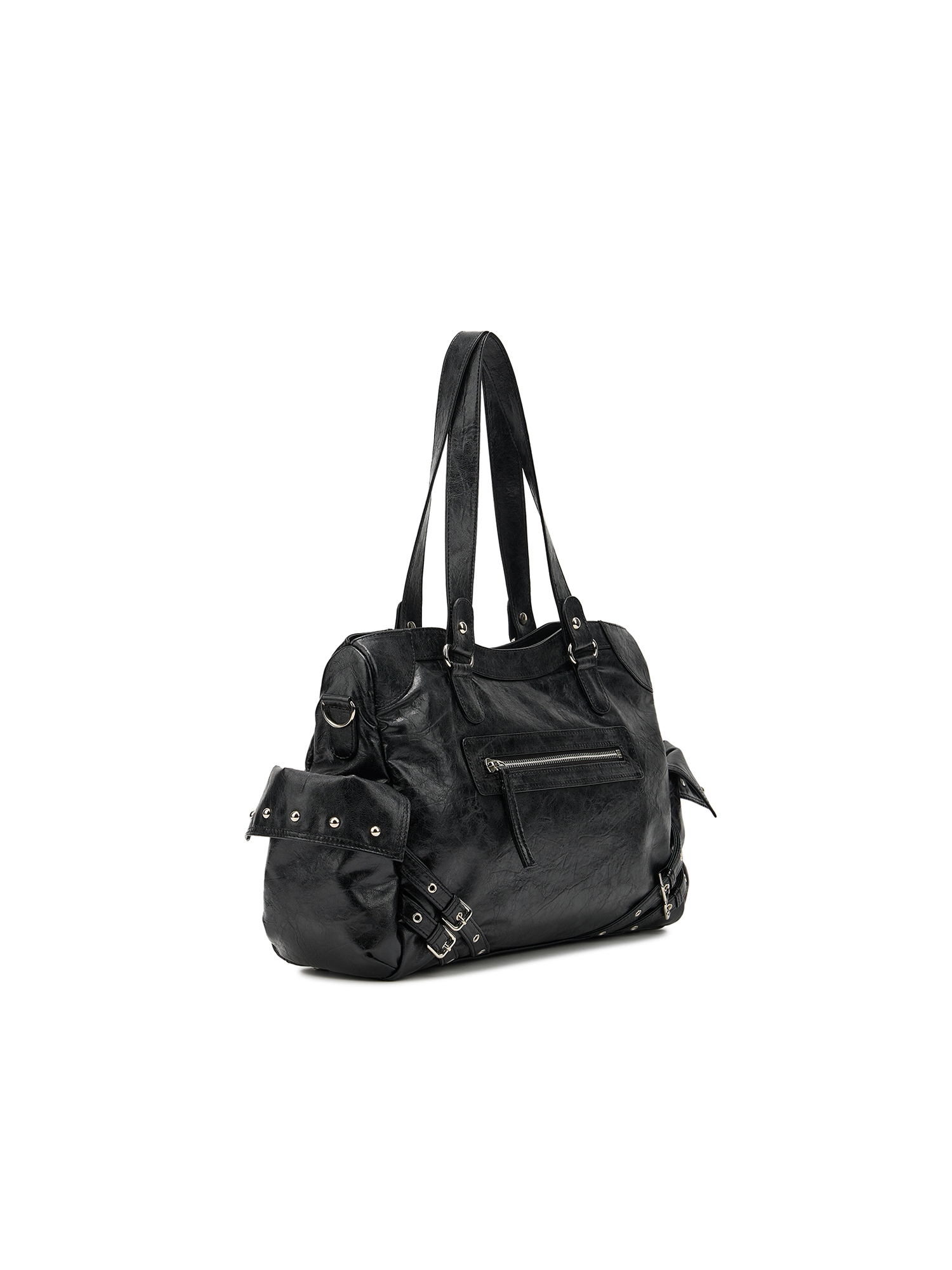 【DEINET】 STUD POCKET BIG BAG ★韓国商品 DEINET,THEXSHOP,다이닛,더엑스샵
