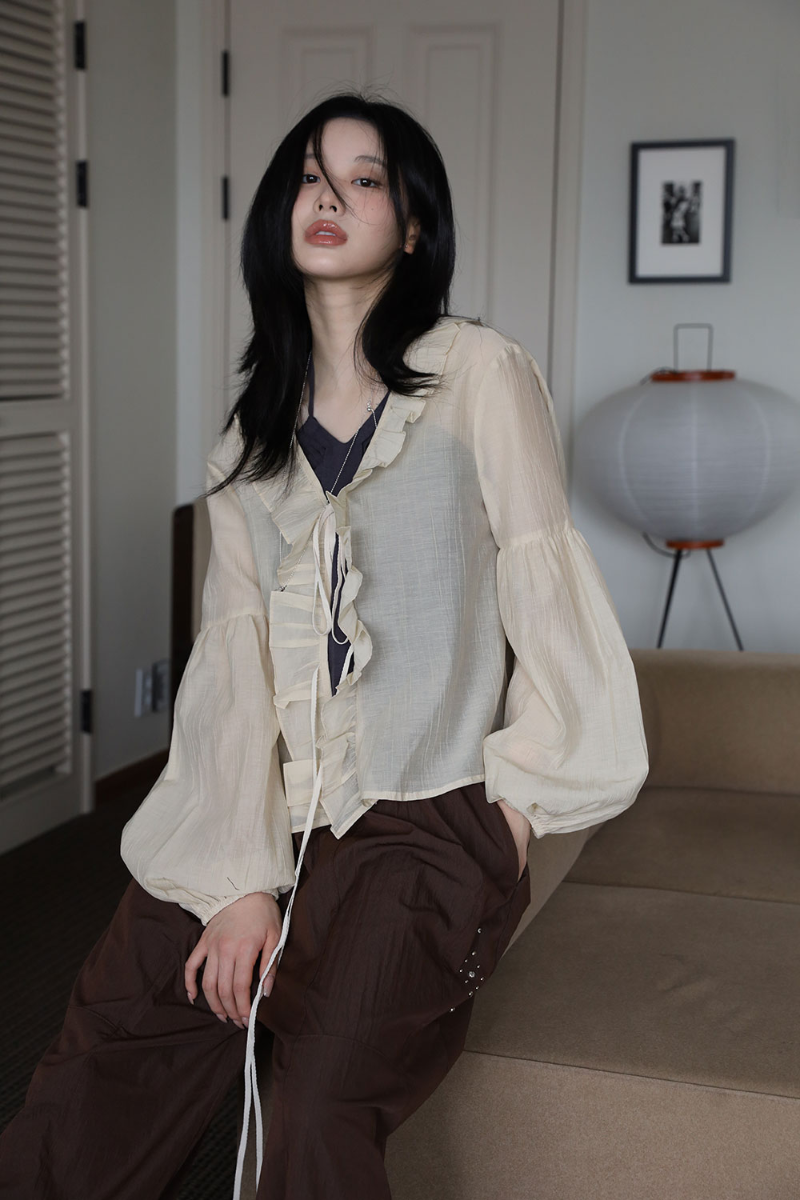 레브 벌룬 블라우스