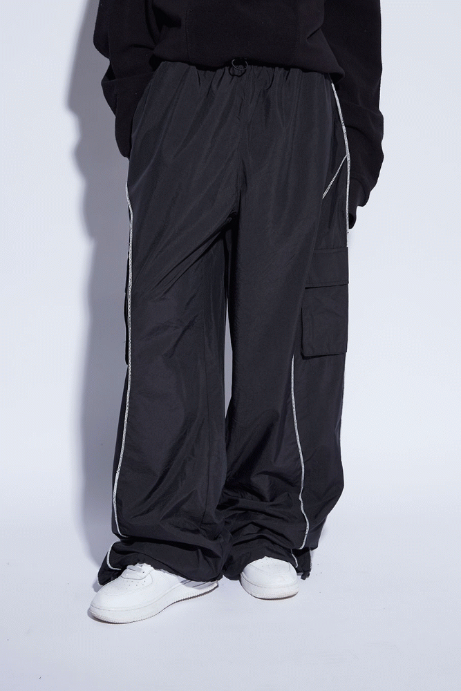 white line casual pants