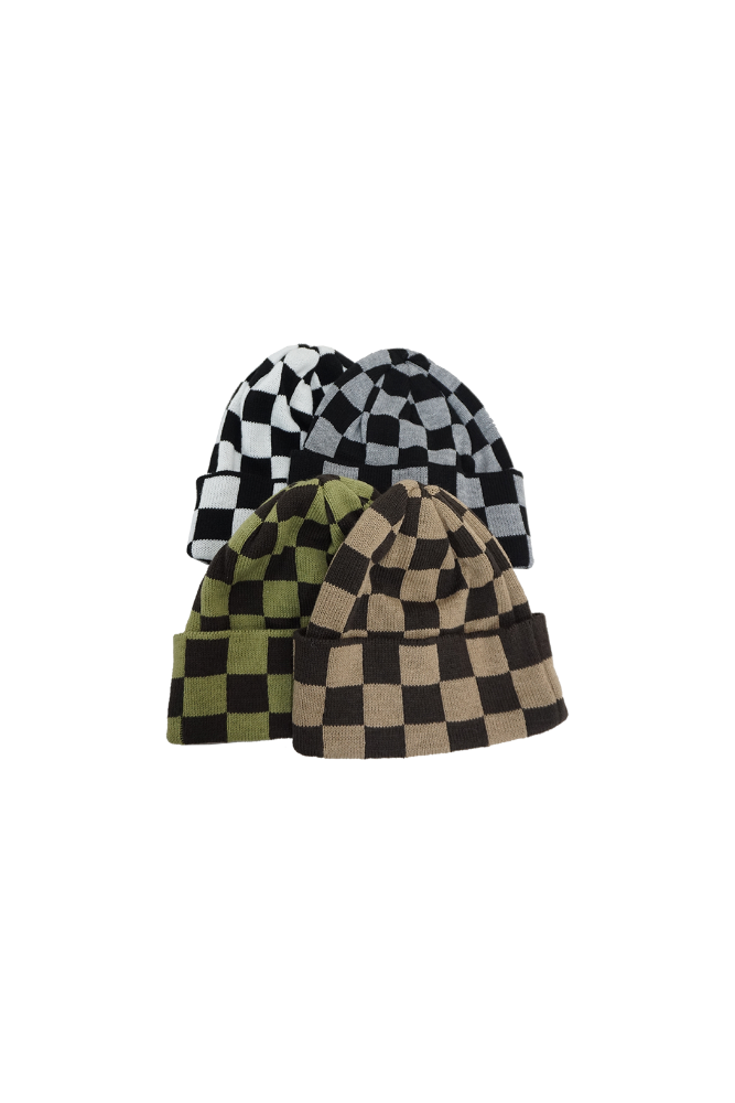chess beanie (4color)