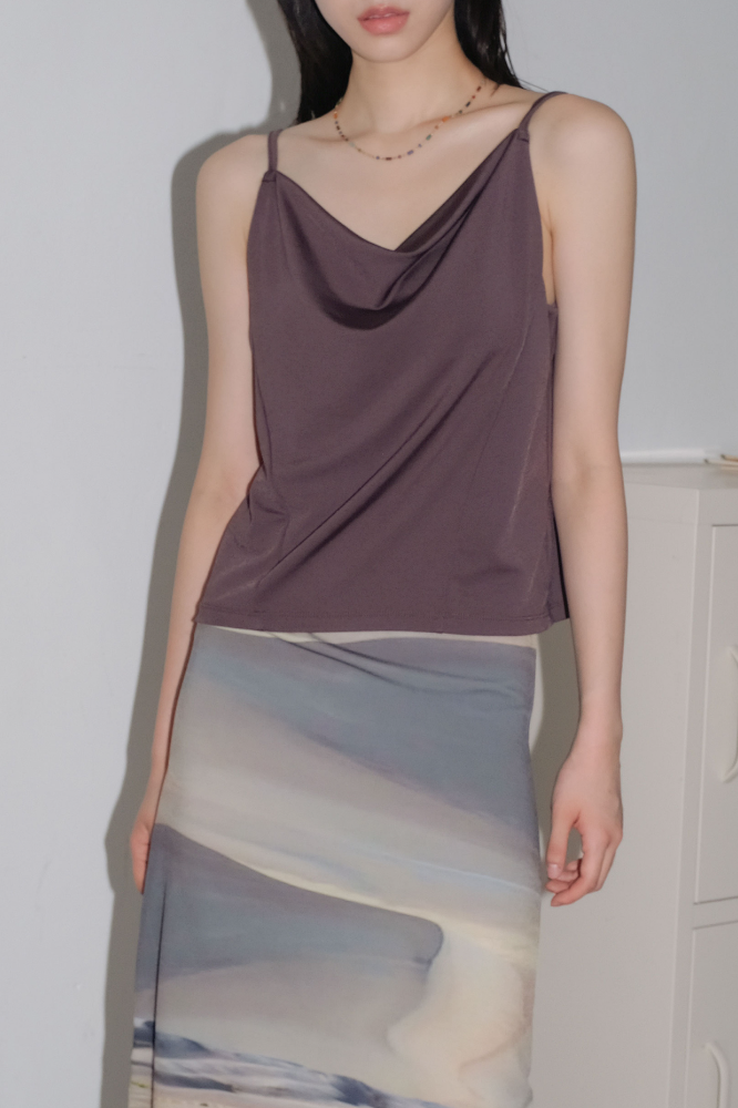 draping sleeveless (4color)