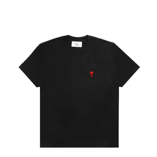 [아미]22SS BFUTS001 724 001 블랙 남성 하트 로고 반팔 티셔츠