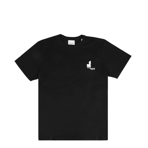 [이자벨마랑]23SS TS0047 HAA1N09H 01BK 블랙 제퍼 로고 남성 반팔 티셔츠