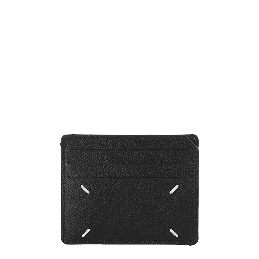 [메종마르지엘라]24SS SA2VX0003 P4745 T8013 블랙 시그니처 스티치 카드 지갑