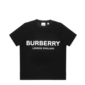 [버버리]20SS 8011651 블랙 로고 프린트 코튼 여성 반팔 티셔츠