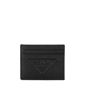 [프라다]23FW 2MC223 2D1Q F0002 블랙 사피아노 엠보 카드지갑