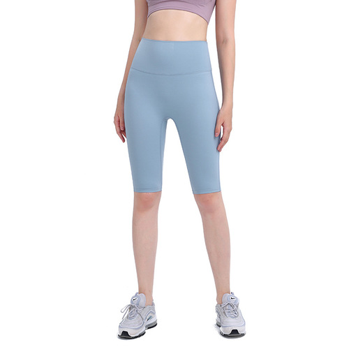 룰루레몬 Lululemon 크로스보더 요가 바지 피트니스 크로스핏 여성용 하이 웨이스트 힙 리프팅 5부레깅스 러닝 스포츠 LU01-0143