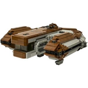 레고 스타워즈 MOC-16083 Knights of the Old Republic Ebon Hawk 올드 공화국 기지 호환 신제품 창작