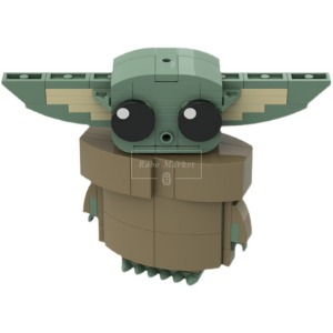 레고 스타워즈 MOC-32056 Baby Yoda 리틀 요다 악당 호환 신제품 창작