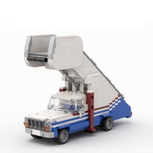 레고 시티 MOC-20094 Stair Car 항공기 승객 용 엘리베이터 호환 신제품 창작