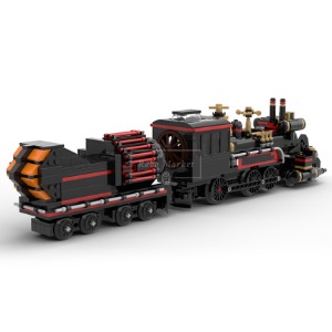 레고 시티 MOC-41639 Jules Verne 타임 트레인 기차 호환 신제품 창작