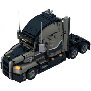 레고 테크닉 MOC-12660 Custom MACK RC 트레일러 헤드 호환 신제품 창작