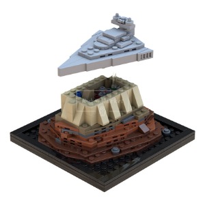 레고 스타워즈 MOC-38360 Mini Jetta City Star Destroyer 미니 제다이시티 호환 신제품 창작