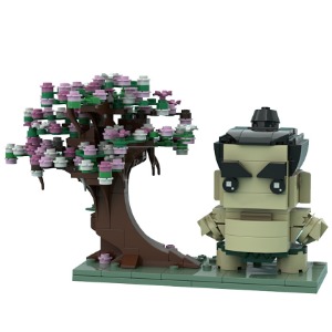 레고 브릭헤즈 MOC-74945 Japan Sumo Wrestler 일본 스모 선수 벚꽃 호환 신제품 창작