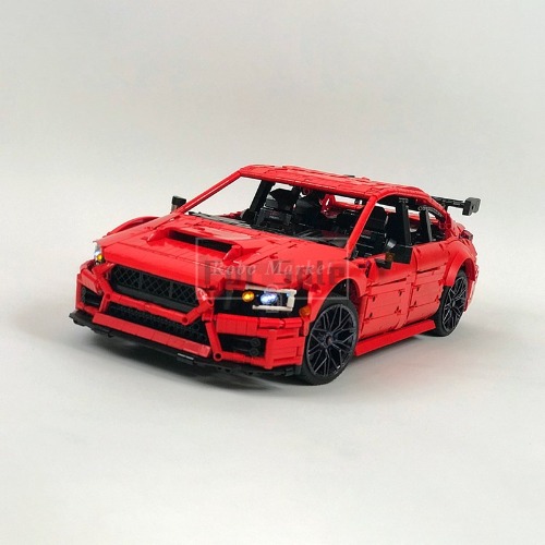 레고 테크닉 MOC-79953 Subaru STI 스바루 튜닝 레드 슈퍼카 호환 신제품 창작