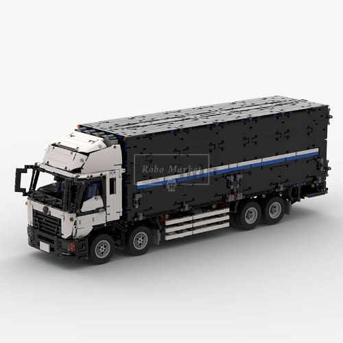 레고 테크닉 MOC-1389 Japanese Wing Body Truck 투톤 아라카와 윙바디 트럭 호환 신제품 창작