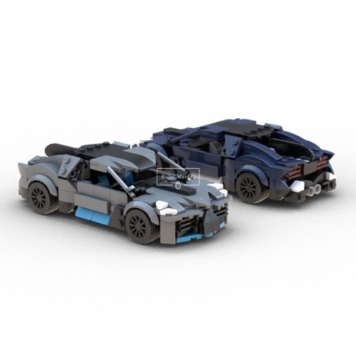 레고 스피드챔피언 호환 신제품 Bugatti Divo 부가티 디보 소형 스포츠카 MOC-63573 창작