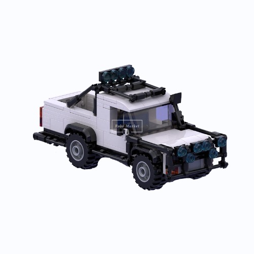 레고 스피드챔피언 호환 신제품 Off-road kitted ute 지프 오프로드 픽업 트럭 MOC-108133 창작