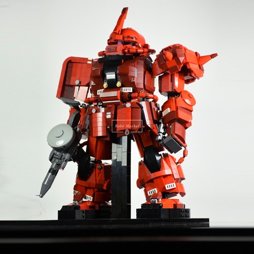 레고 건담 호환 신제품 붉은 혜성 자쿠 2호 로봇 MOC-Zaku No. 2 창작