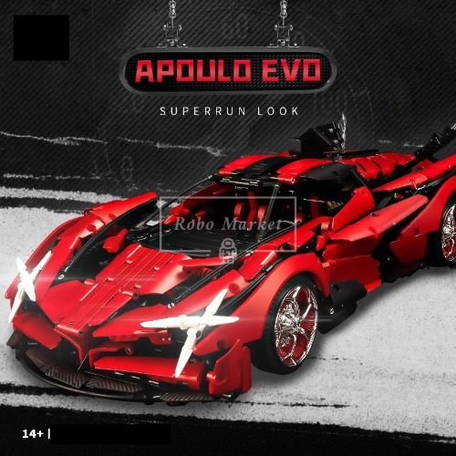 레고 테크닉 신제품 아폴로 에보 Apollo EVO 레드 슈퍼카 10519 호환 한정판