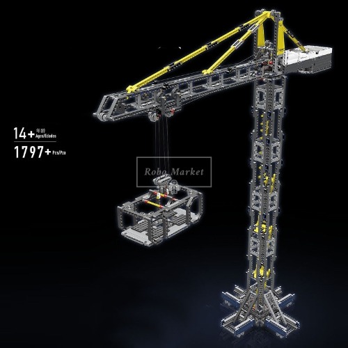 레고 테크닉 신제품 원격 제어 타워 크레인 최고 난이도 17004 호환 한정판