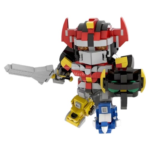 레고 브릭헤즈 호환 건담 로봇 MMPR 큐트블럭 로봇 MOC-C9222 신제품 창작