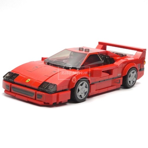 레고 스피드챔피언 호환 Ferrari F40 페라리 경주용 모델 슈퍼카 MOC-60667 신제품 창작