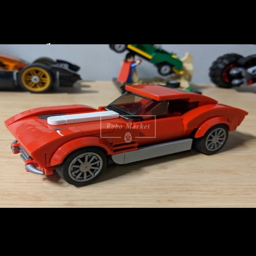 레고 스피드챔피언 호환 1964 Corvette Stingray 쉐보레 콜벳 스팅레이 MOC-12079 신제품 창작