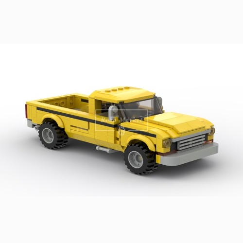 레고 스피드챔피언 호환 1978 Ford F-250 포드 픽업트럭 그리드 MOC-52779 신제품 창작