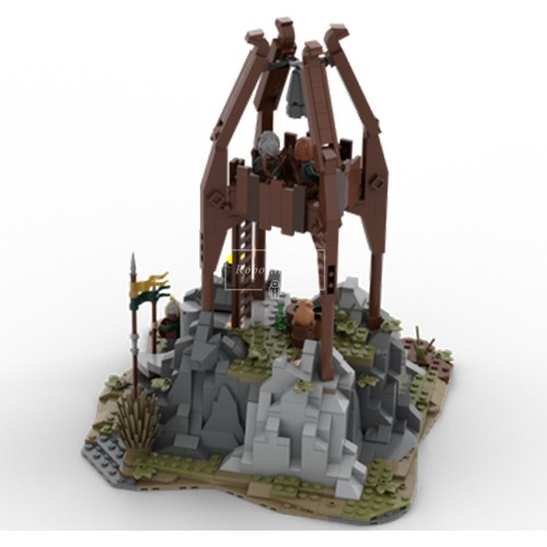 레고 무비 호환 Arhat Archer Tower 호빗 반지의 제왕 아르하트 궁수 탑 MOC-138845 신제품 창작