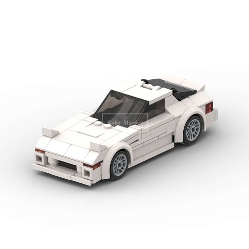 레고 스피드챔피언 호환 마쯔다 RX-7 화이트 밸런스 스포츠카 MOC-Mazda 신제품 창작