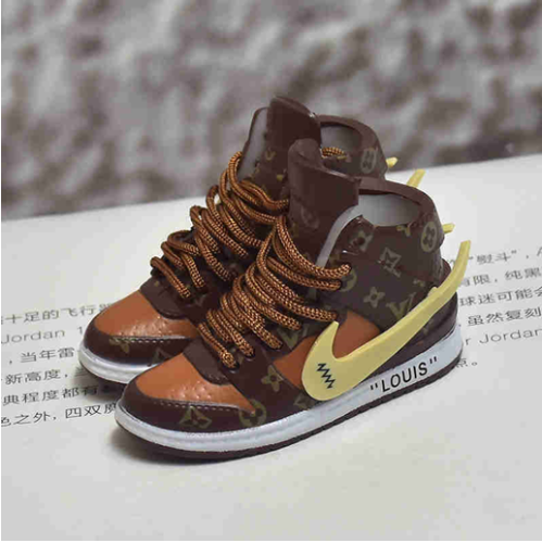 신발 미니어쳐 Nike DUNK special edition high top LV MT-0569