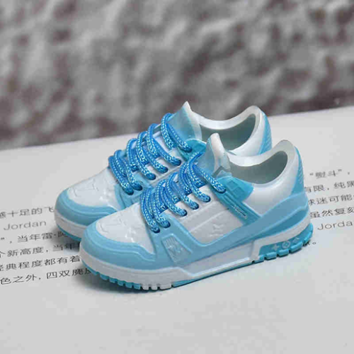 신발 미니어쳐 LV trainer sky blue MT-0799