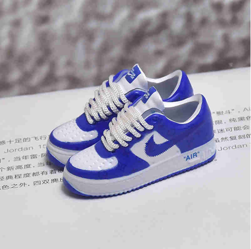 신발 미니어쳐 Nike Air Force 1 AF1 LV blue MT-0361