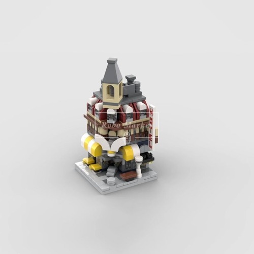 레고 크리에이터 호환 10182 Cafe Corner 미니 카페 코너 MOC-103789 신제품 창작