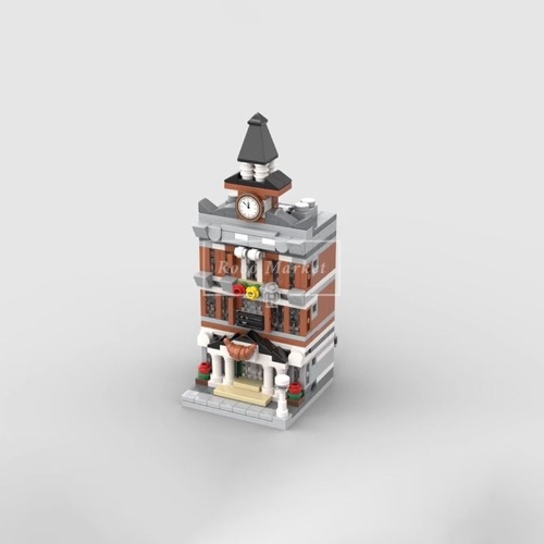 레고 크리에이터 호환 10224 Town Hall 미니 시청 MOC-104916 신제품 창작