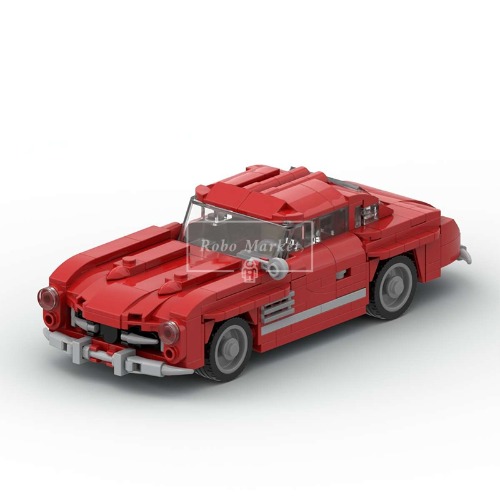 레고 스피드챔피언 호환 Mercedes-Benz 300 SL 메르세데스 벤츠 로드스터 MOC-158581 신제품 창작