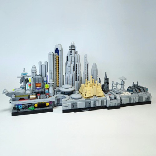 레고 아키텍쳐 호환 The Capital Architecture Skyline 수도건축 스카이라인 MOC-159740 신제품 창작