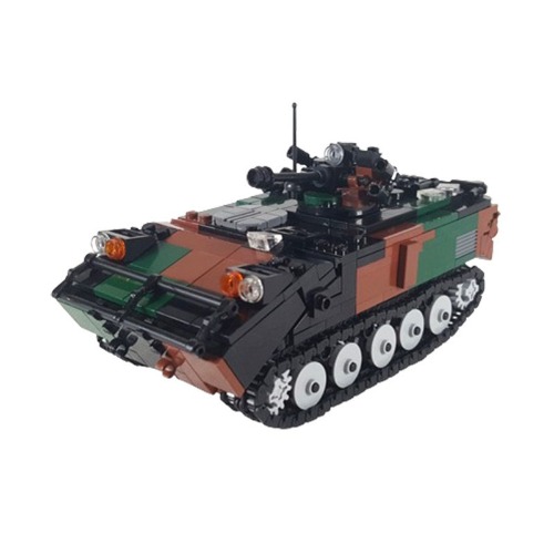 레고 밀리터리 호환 AMX 10P 육군 특수부대 장갑차 탱크 MOC-160660 신제품 창작