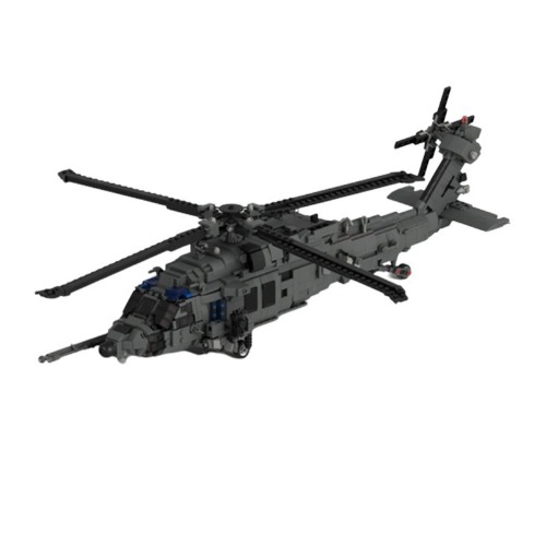 레고 밀리터리 호환 HH-60W Whiskey 위스키 전투 수색 및 구조 헬리콥터 MOC-136938 신제품 창작