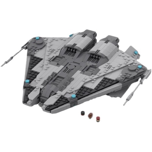 레고 시티 호환 1:250 scale Krait mk II NANO 엘리트 우주 전투기 MOC-66759 신제품 창작