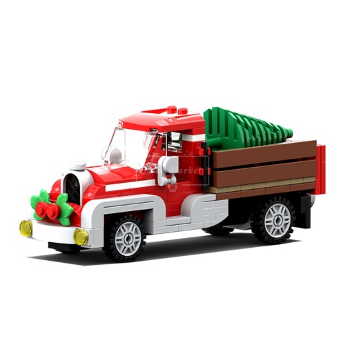 레고 크리에이터 MOC-17099 Winter Village Old Truck 겨울 마을 오래된 트럭 호환 신제품 창작