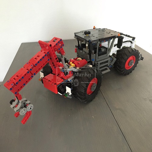 레고 테크닉 MOC-9700 Forest Skidder 벌목 기계 엔지니어링 차량 호환 신제품 창작