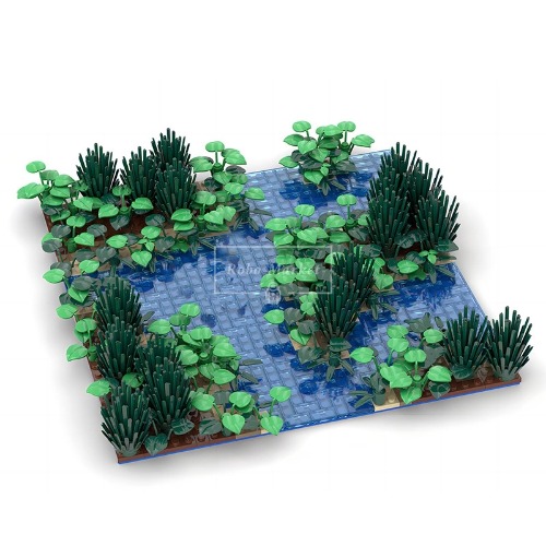 레고 크리에이터 호환 Little Water Landscape 작은 연못 풍경 MOC-127210 신제품 창작