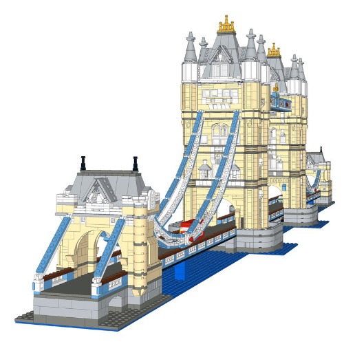 레고 아키텍쳐 호환 London Tower Bridge Extension 런던 타워브릿지 확장판 MOC-12269 신제품 창작