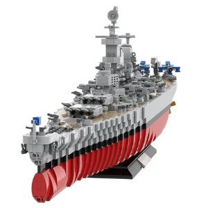 레고 밀리터리 MOC-31764 Battleship USS Missouri BB-63 아이오와 급 미주리 전함 군함 호환 신제품 창작