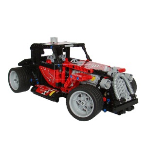 레고 테크닉 MOC-26503 8041 Hot Rod Mk II 핫 로드 클래식 카 호환 신제품 창작