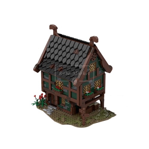 레고 크리에이터 MOC-66633 medieval merchant store 중세 상점 호환 신제품 창작