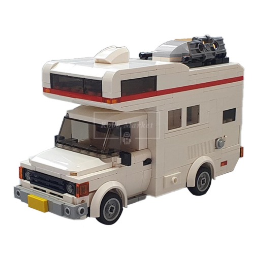 레고 크리에이터 MOC-49047 Ford Transit MK2 Camper 포드 캠핑카 캐라반 호환 신제품 창작